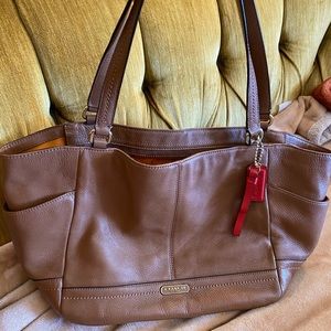 Coach Leather Shoulder Bag
